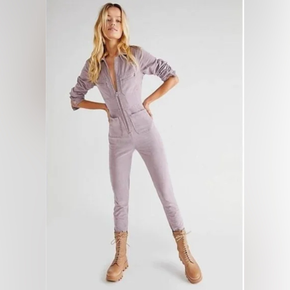 NWT Free People Lennox Cord Jumpsuit